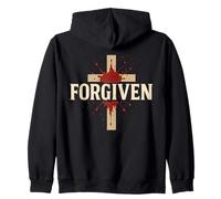 Croix pardonnée de Sang de Jésus Foi chrétienne pour Homme et Femme Sweat à Capuche