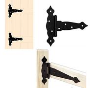 Croix Penture anglaise Charnière Bandes bois Connexion T Charnières en T de bandes 19,5 x 18,5 cm