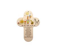 Croix pour enfant au nom de Gottes. 20 x 15 cm.