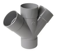 Croix PVC 45 degré FF 100
