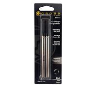 Croix Recharges Noir Double Lot Stylo à bille Pack of 2