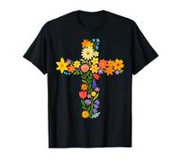 Croix Religieuse Chrétienne Jésus-Christ Foi Et Adoration T-Shirt