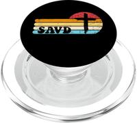 Croix sauvée Bible rétro Foi chrétienne Jésus Savd PopSockets PopGrip pour MagSafe