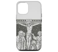 Croix Traditionnelle catholique missale Roman de Jésus Crucifixion Coque pour iPhone 12/12 Pro