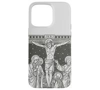 Croix Traditionnelle catholique missale Roman de Jésus Crucifixion Coque pour iPhone 15 Pro Max