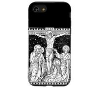Croix Traditionnelle catholique missale Roman de Jésus Crucifixion Coque pour iPhone SE (2020) / 7/8