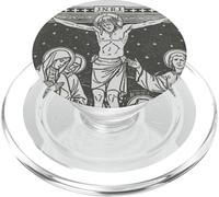 Croix Traditionnelle catholique missale Roman de Jésus Crucifixion PopSockets PopGrip pour MagSafe