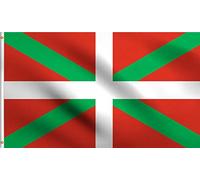 Croix Verte De Saint-André Du Pays Basque Biscaye Drapeau De Cour 90X150Cm Durable Drapeau Imprimé Décoration Bannière Pour Anniversaires Intérieure Porte