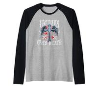 Croix Victory Over Death Gothic Y2K Streetwear Verse biblique Manche Raglan