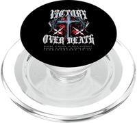 Croix Victory Over Death Gothic Y2K Streetwear Verse biblique PopSockets PopGrip pour MagSafe