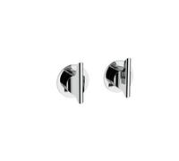 Croixwater Module Foile crochet de serviette - set de 2 - Chrome FOMODDIVLBPC