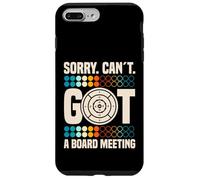 Crokinole Lover Jeu de société Disques Sorry Can´t Crokinole Coque pour iPhone 7 Plus/8 Plus