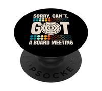 Crokinole Lover Jeu de société Disques Sorry Can´t Crokinole PopSockets PopGrip Adhésif