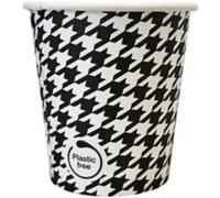 Crokus - petit gobelet café 12 arton décor pied de poule par 50 noir G