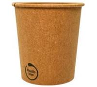 Crokus - petit gobelet café 12 cl carton kraft par 50 noir G