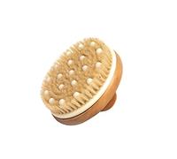 Croll & Denecke Brosse de massage ronde en bois avec poignée centrale anti-cellulite, fermeté, massage, pour peau normale