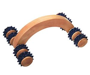 Croll & Denecke Rouleau de main de massage en bois, 8 rouleaux