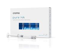 CROMA Pure HA Mask - Masque Liquide Hautement Concentré pour la Peau - 4x1ml - Acide Hyaluronique 1,8% - Hydratant et Revitalisant - Améliore l'Élasticité et la Barrière Cutanée