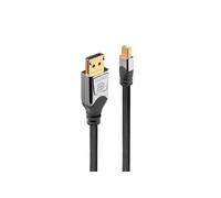 CROMO - Câble DisplayPort - Mini DisplayPort (M) pour DisplayPort (M) - DisplayPort 1.2 - 5 m - support 4K - gris