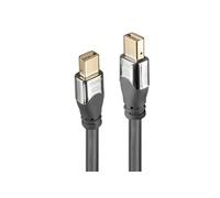 Lindy Câble Mini DisplayPort 36307 2 m DP 1.2 4K Gris, connecteurs plaqués or