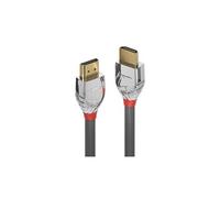 CROMO - Câble HDMI avec Ethernet - HDMI mâle pour HDMI mâle - 3 m - triple blindage - gris - support 4K
