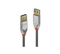 CROMO - Câble USB - USB type A (M) pour USB type A (M) - USB 3.0 - 2 m - rond - gris