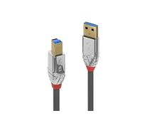 CROMO - Câble USB - USB type A (M) pour USB Type B (M) - USB 3.1 - 5 m - rond - gris