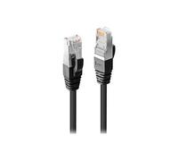 CROMO - Cordon de raccordement - RJ-45 (M) pour RJ-45 (M) - 1 m - SFTP, PiMF - CAT 6 - moulé, sans crochet, bloqué - anthracite