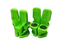Crompton Lot de 2 blocs de coin pour ligne de corde, blocs de ligne magnétiques pour goupilles de ligne - Outils de maçonnerie pour maçon fabriqués en brique.