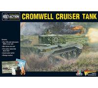 Warlord Games Cromwell Cruiser Tank de l'armée britannique - Modèle à l'échelle 1:56/28 mm en plastique pour action boulonnée Miniatures très détaillées de la Seconde Guerre mondiale