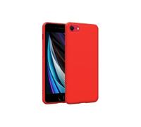 Crong Color Cover - Coque flexible pour iPhone 8/7 (Rouge)