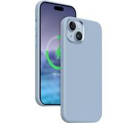 Crong Color Cover LUX Magnetic - Étui MagSafe pour iPhone 15 Plus (bleu)
