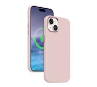 Crong Color Cover LUX Magnetic - Étui MagSafe pour iPhone 15 (rose)