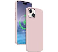 Crong Color Cover LUX Magnetic - Housse pour iPhone 15 Plus MagSafe (rose)