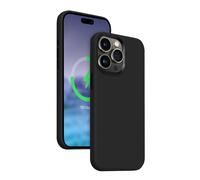 Crong Color Cover LUX Magnetic - Housse pour iPhone 15 Pro MagSafe (noir)
