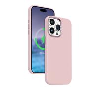 Crong Color Cover LUX Magnetic - Housse pour iPhone 15 Pro MagSafe (rose)