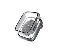 Crong Coque de Protection Hybride avec Film de Protection d'écran en Verre Compatible avec Apple Watch 40 mm, Transparent