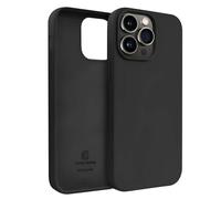 Crong Coque en Silicone Liquide pour iPhone 14 Pro Max Anti-Choc Flexible Noir