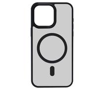 Coque Hybrid Frost pour iPhone 15 Pro Max Antichoc Compatible MagSafe Noir