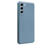 Crong Coque pour Galaxy S22+ en Silicone Color Cover Antichoc Bleu