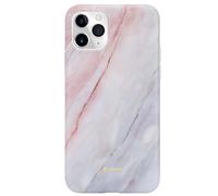 Crong Coque pour iPhone 11 Pro Design Effet Marbre Ultra Élégant Antichoc Rose