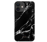 Crong Coque pour iPhone 12 Mini Modèle Marble Case Ultra Élégant Noir
