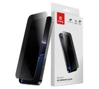 Crong Privacy 3D Armour Glass Protection de l'écran contre les regards indiscrets Apple pour Apple iPhone 17, iPhone 17 Pro, iPhone 16 Pro