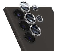 Crong Protection d'Objectif Caméra pour Galaxy 24 Ultra Série Lens Ring Transparent