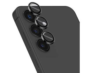 Crong Protection Objectif Caméra en Verre Trempé pour Samsung Galaxy S24+ Transparent