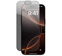 Crong Verre d'Écran 9H pour iPhone 16 Pro Max avec Filtre de Confidentialité Transparent