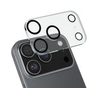 Crong Verre de Protection d'Objectif Caméra pour iPhone 17 Pro Max Dureté 9H Transparent