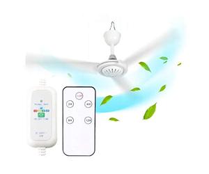 Cronos TAFI Ventilateur de plafond 70 cm + télécommande Diamètre 70 cm 250 rpm Couleur universelle Ventilateur 3 lames ABS haute résistance Économie d'énergie