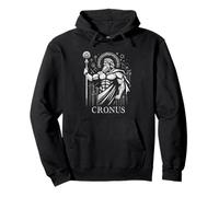 Cronus Ancient Grec Dieu Titan Olympian Geometrical Lines Sweat à Capuche