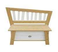 Crooked Corky Storage Bench Brown/White